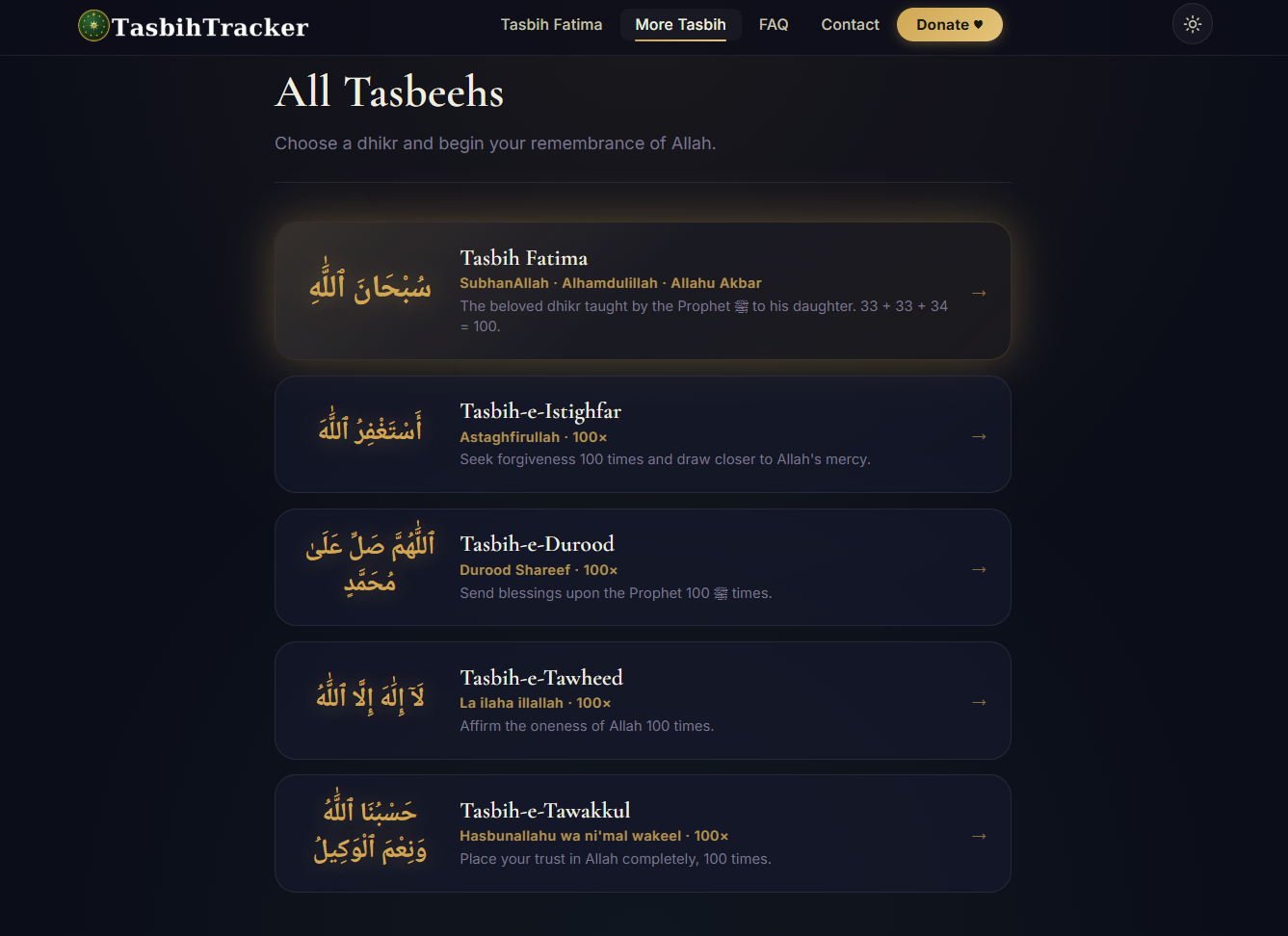 Tasbih Tracker preview