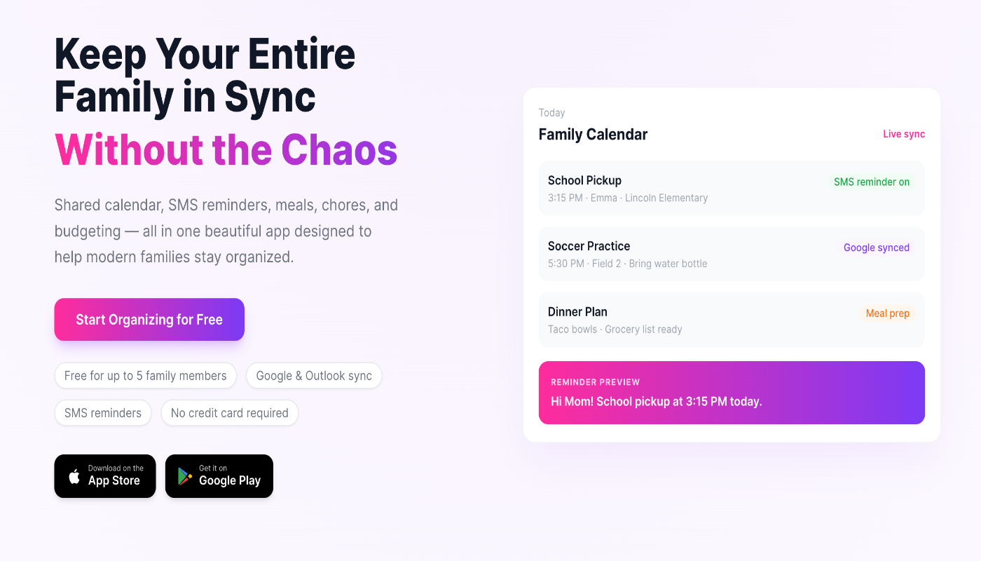 Family Manager preview