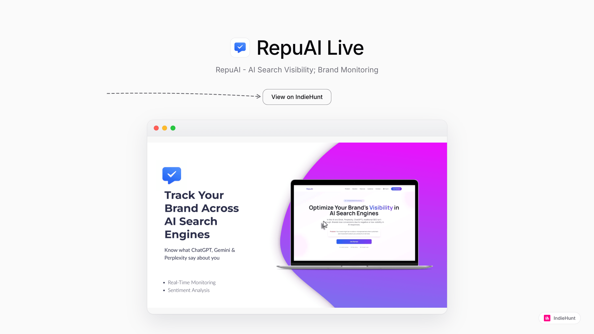 Boost AI Search Visibility with RepuAI's Brand Monitoring Tools