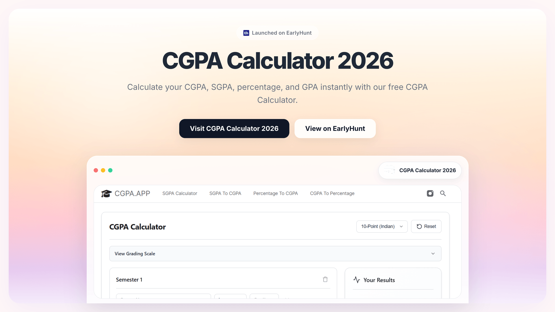 Simplify Academic Tracking with CGPA Calculator 2026