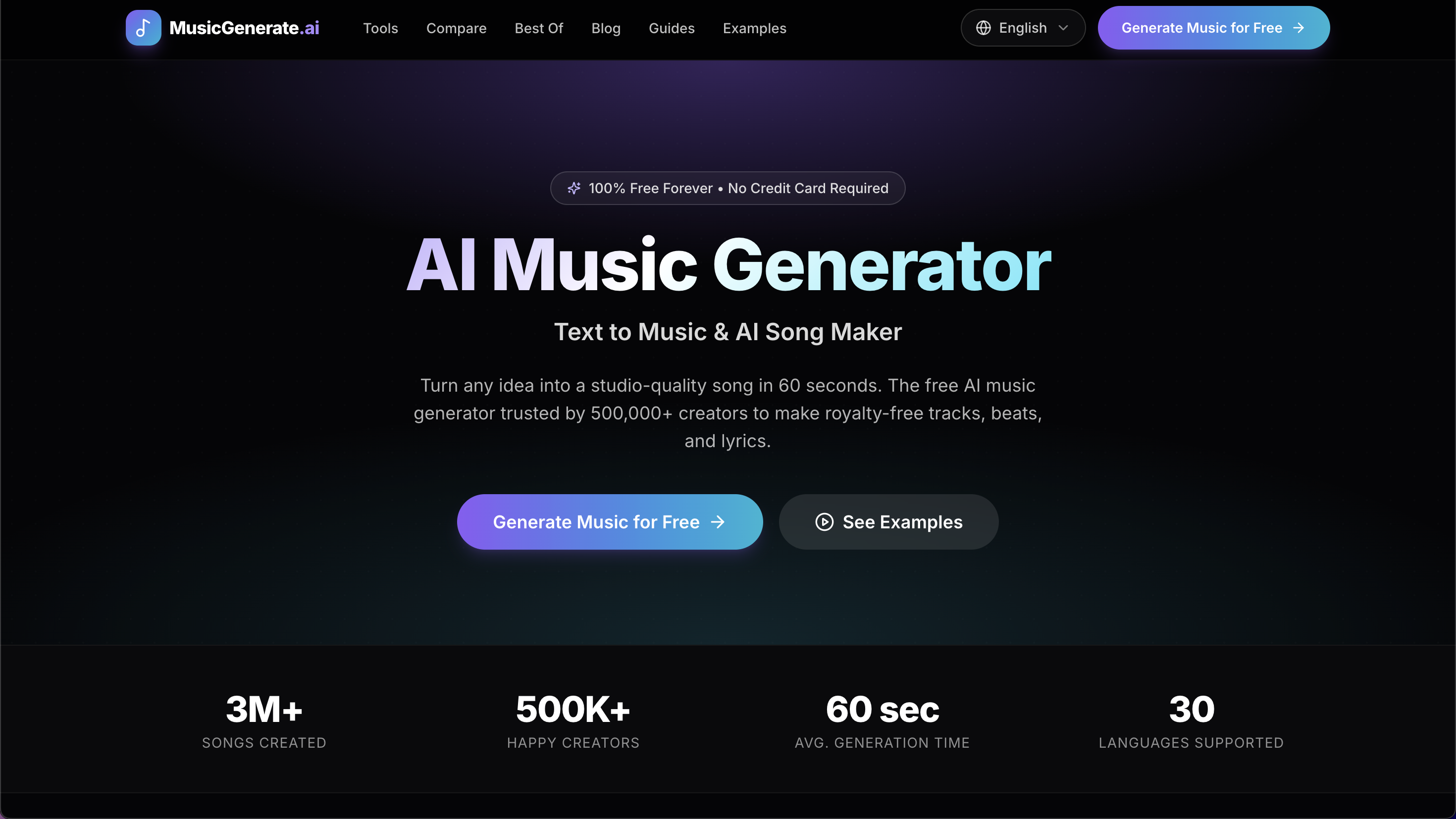 AI Music Generator preview