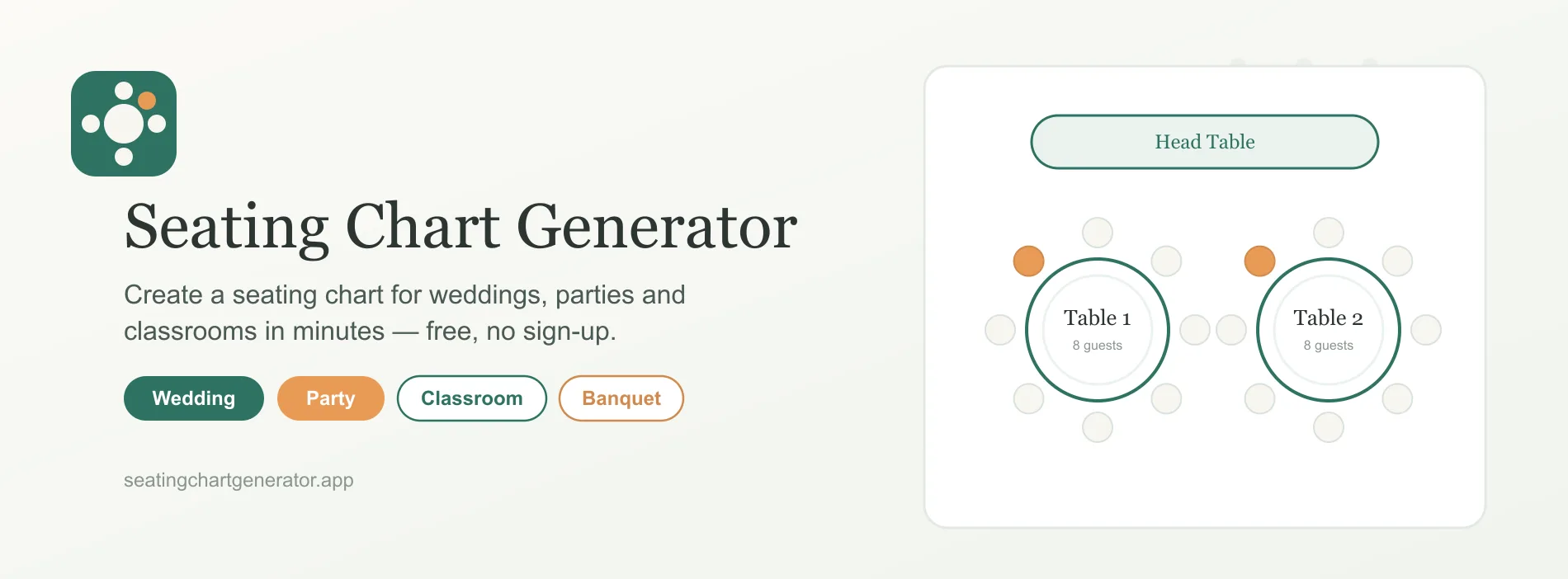 Seating Chart Generator preview