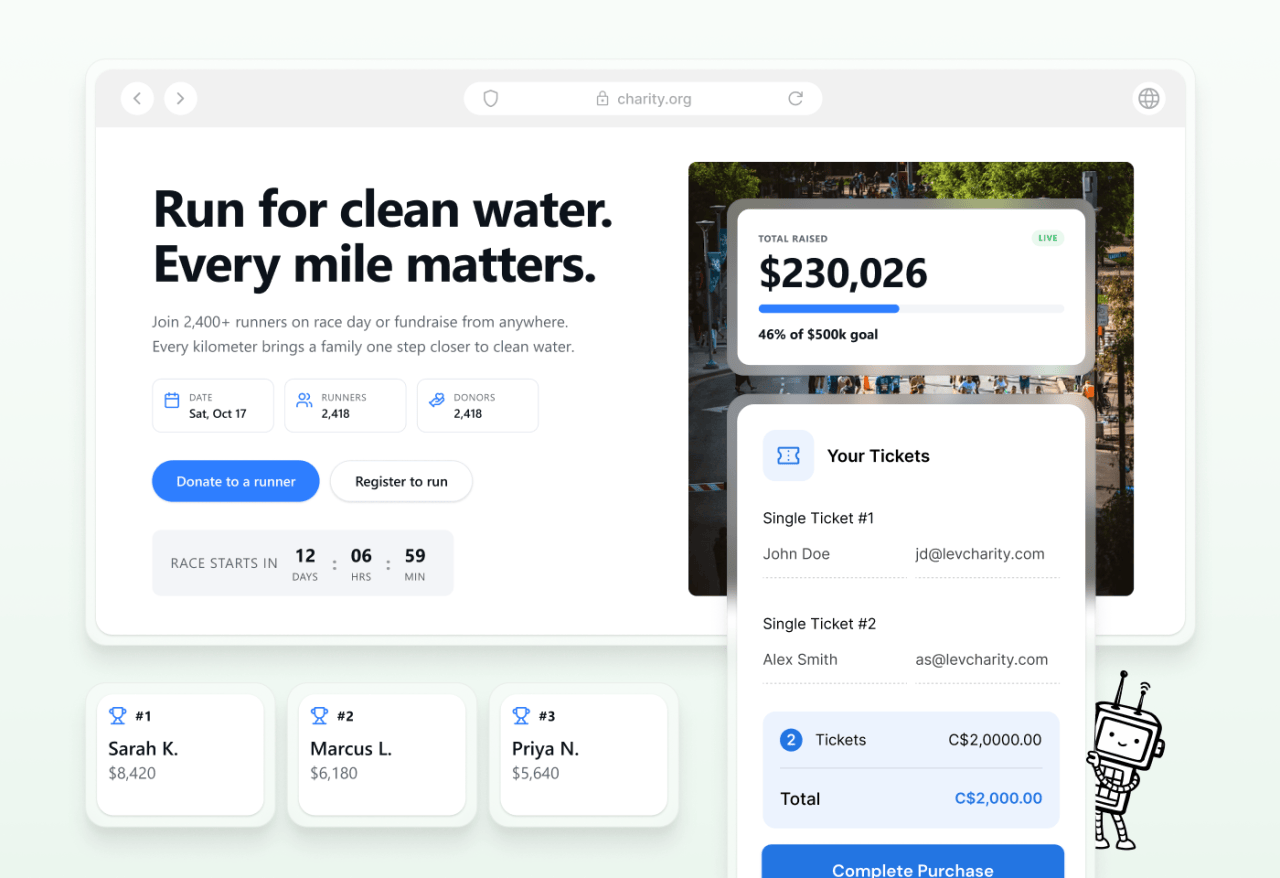 LevCharity preview