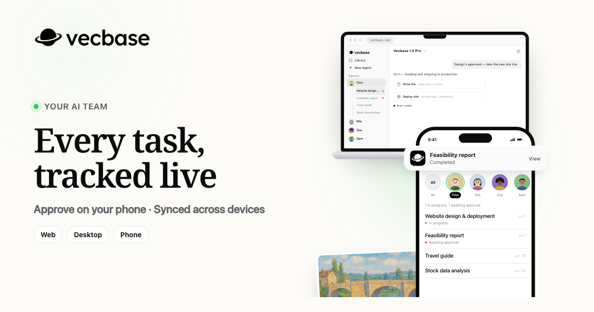 Vecbase preview