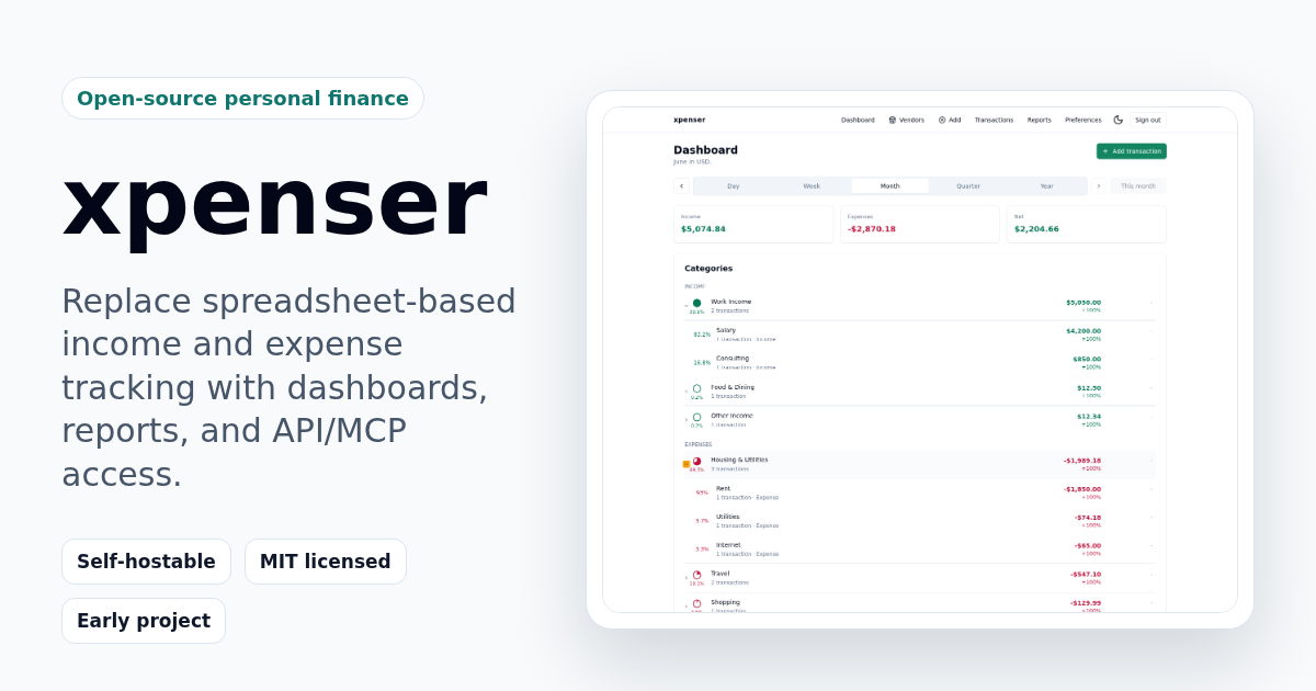 xpenser screenshot 1