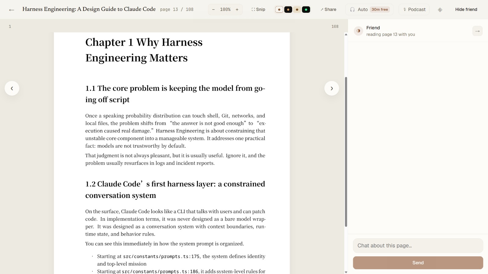 AI PDF Reader – Active Reading Companion screenshot 1