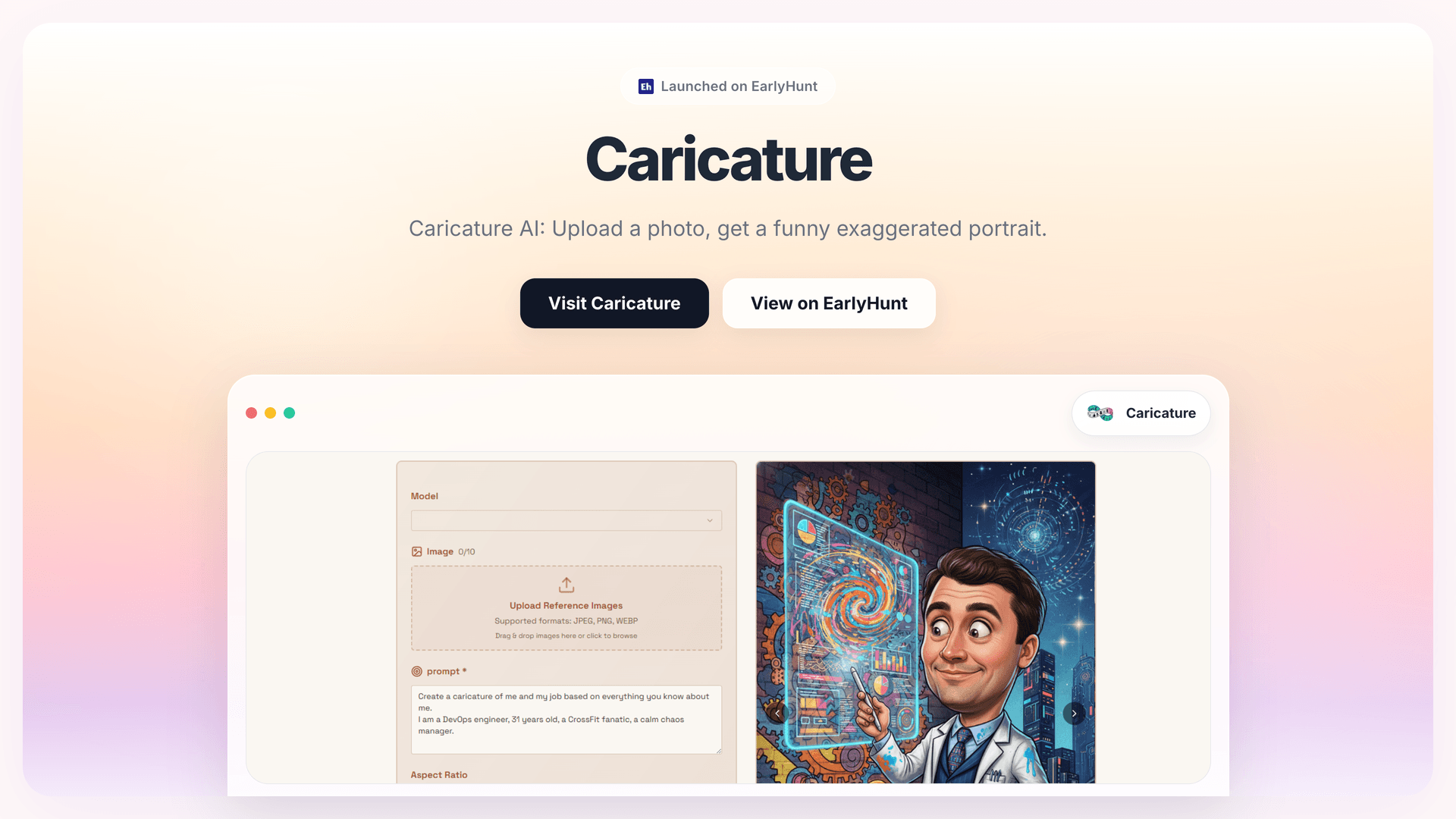 Create Hilarious AI Portraits with Caricature's Free Tool