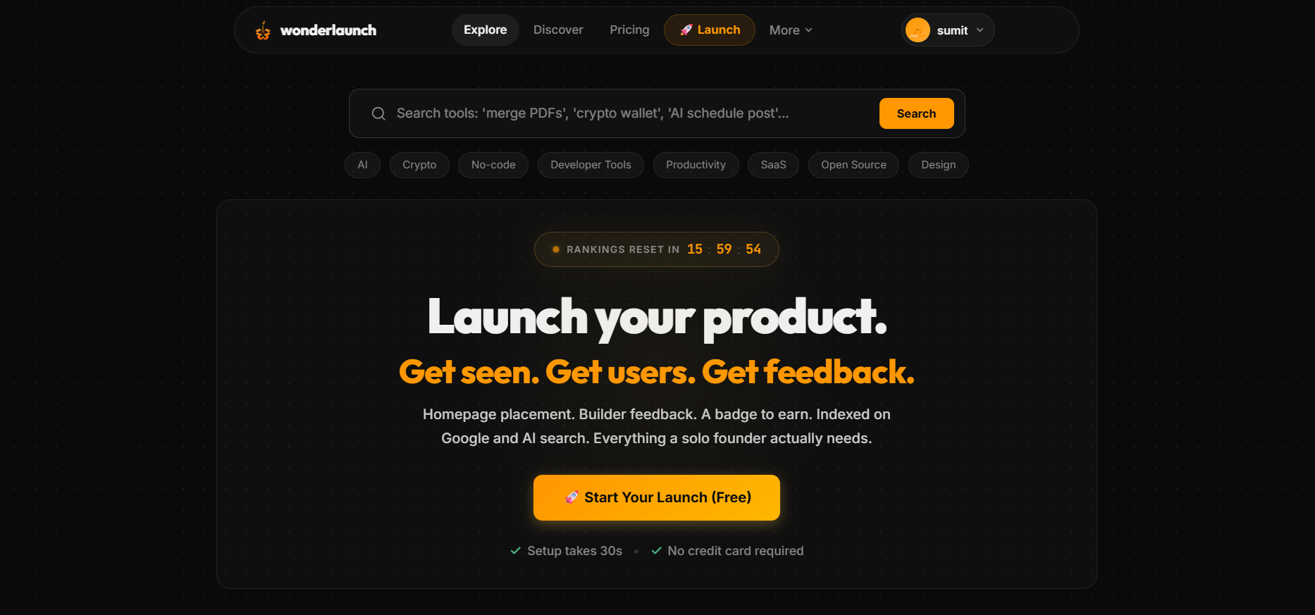 WonderLaunch preview