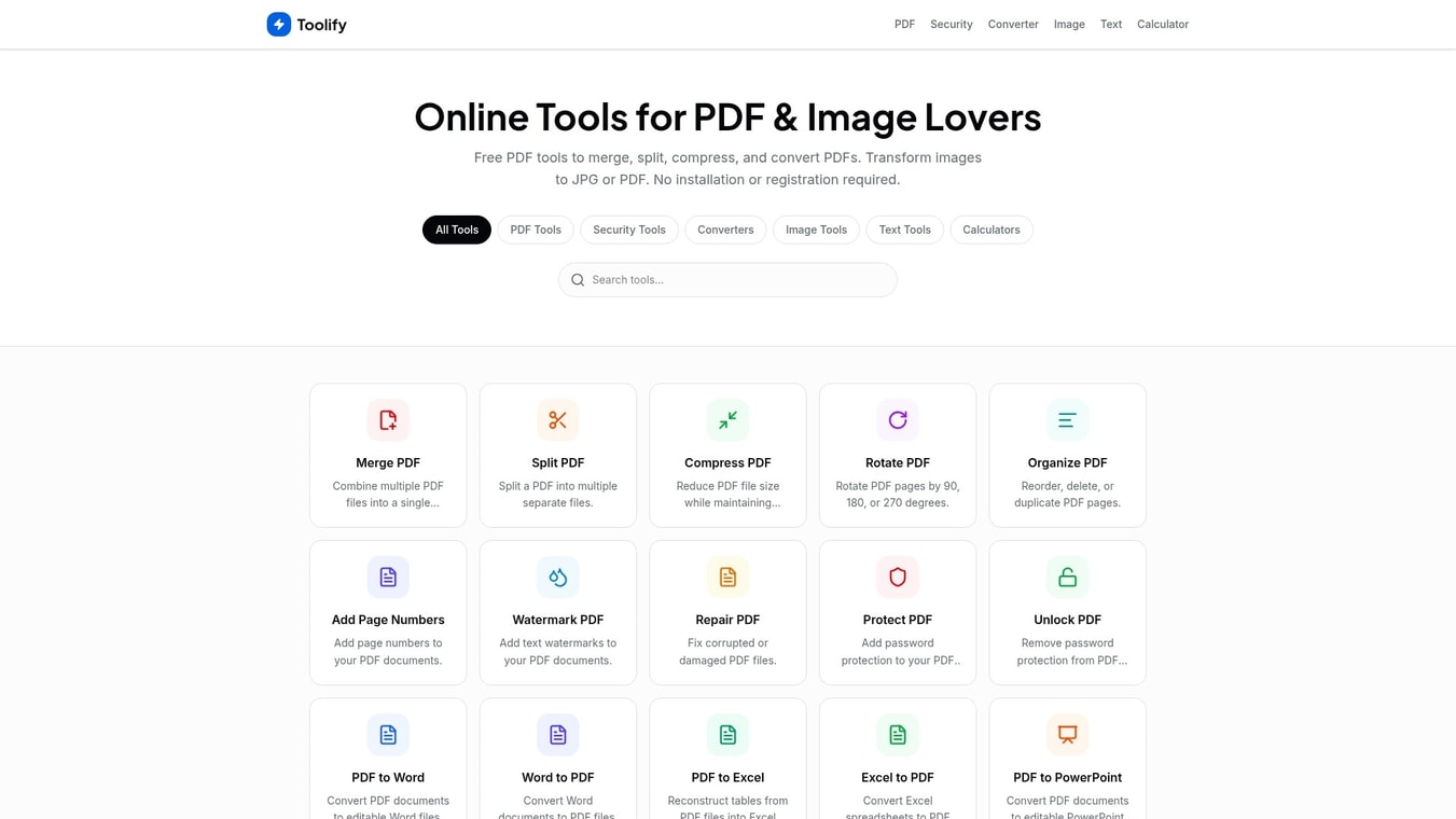 Toolifypdf screenshot 1