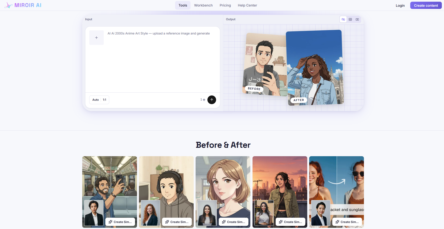 MIROIR AI preview