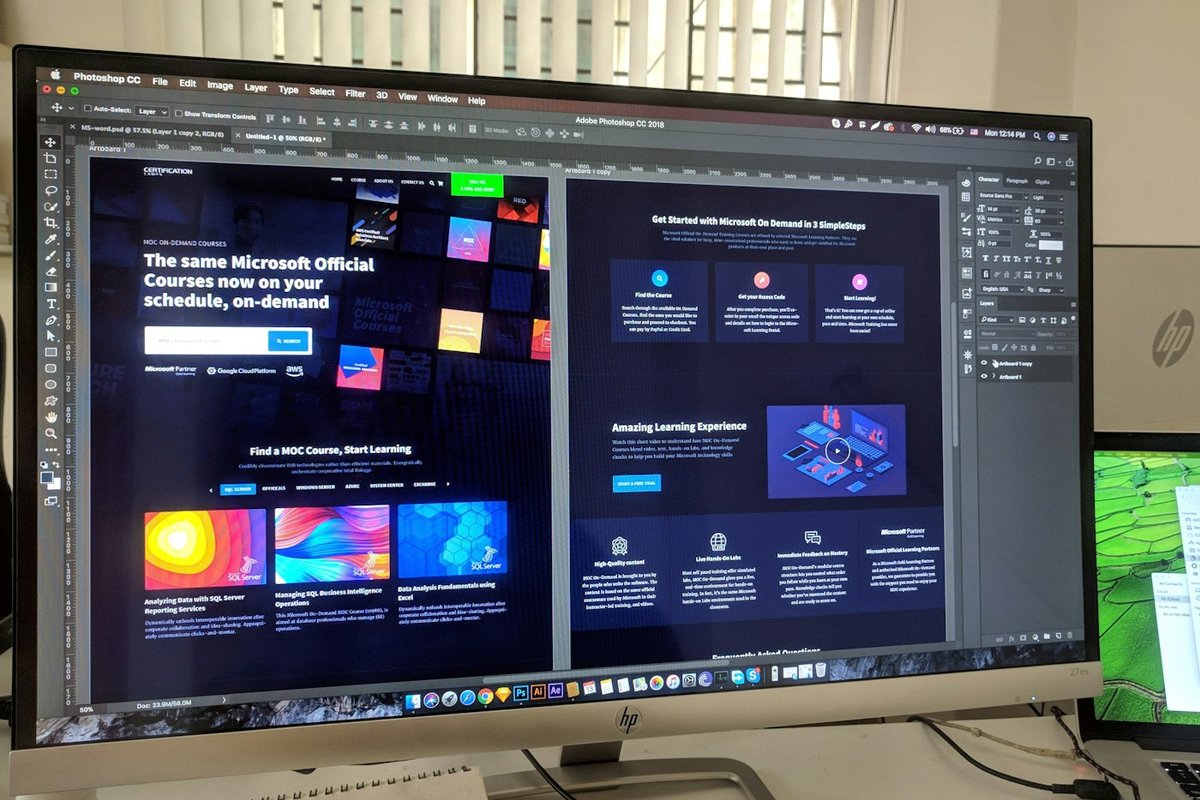 Modular website sections laid out like building blocks on a desk for iterative landing-page updates