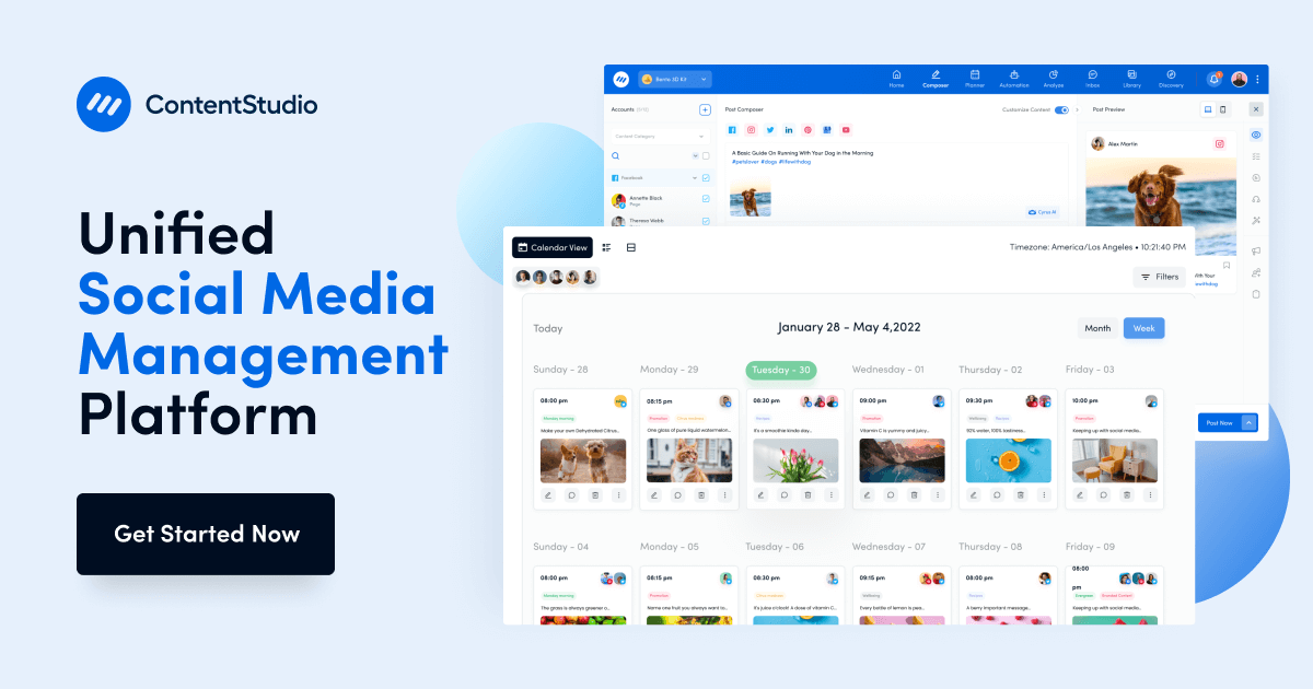 ContentStudio screenshot 1