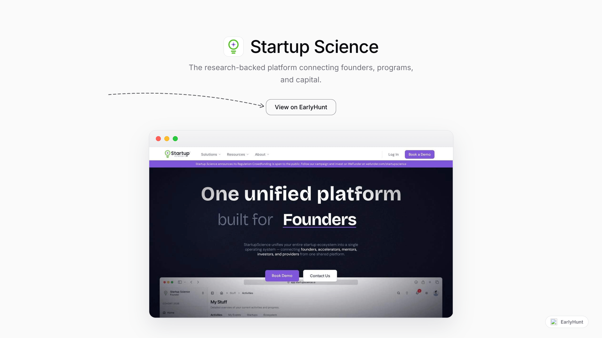 Solving Startup Fragmentation with Startup Science Platform