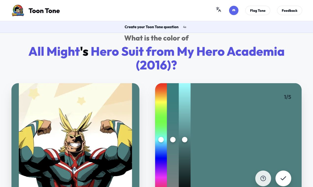 Toon Tone Color Challenge preview