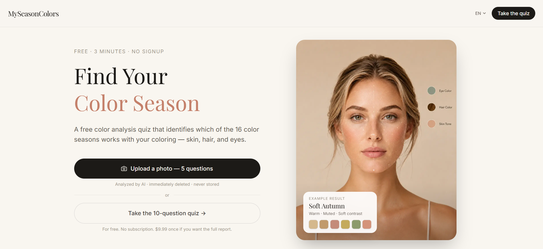 MySeasonColors preview