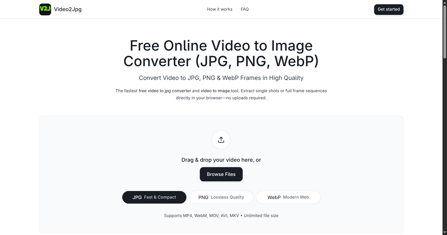Video2Jpg screenshot 1