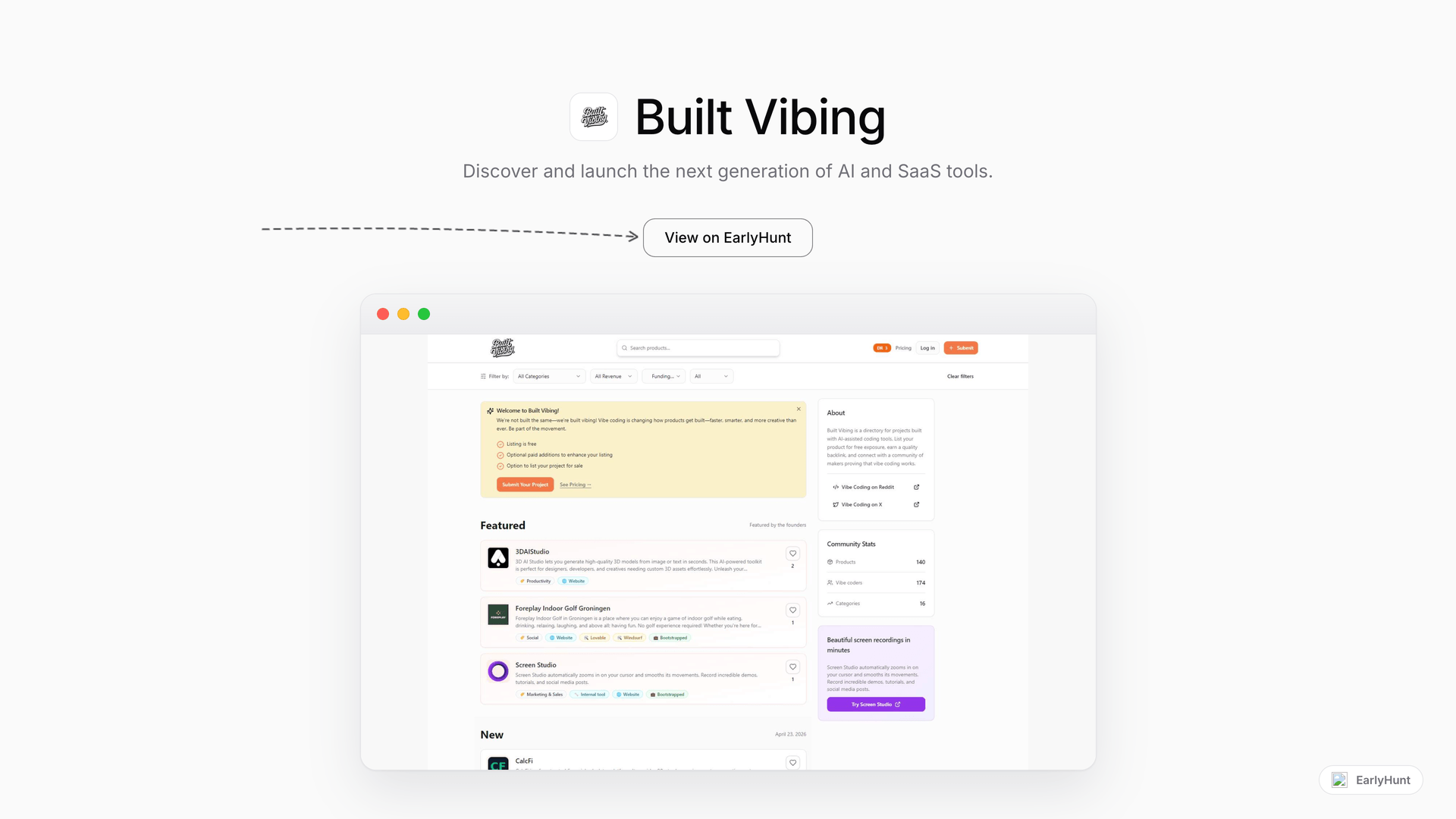 Connecting Indie Founders with Early Adopters Using Built Vibing