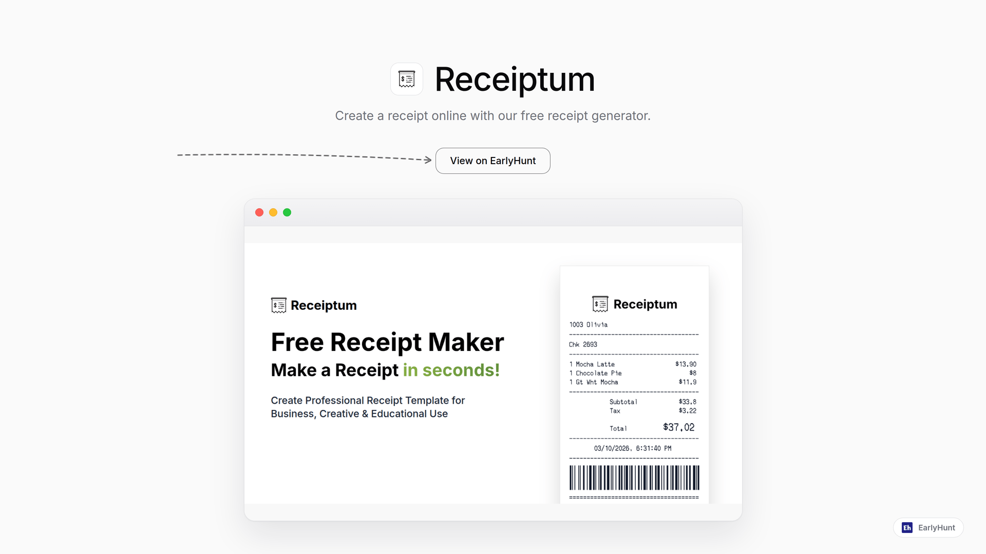 Streamlining Receipt Creation: How Receiptum Simplifies Finances