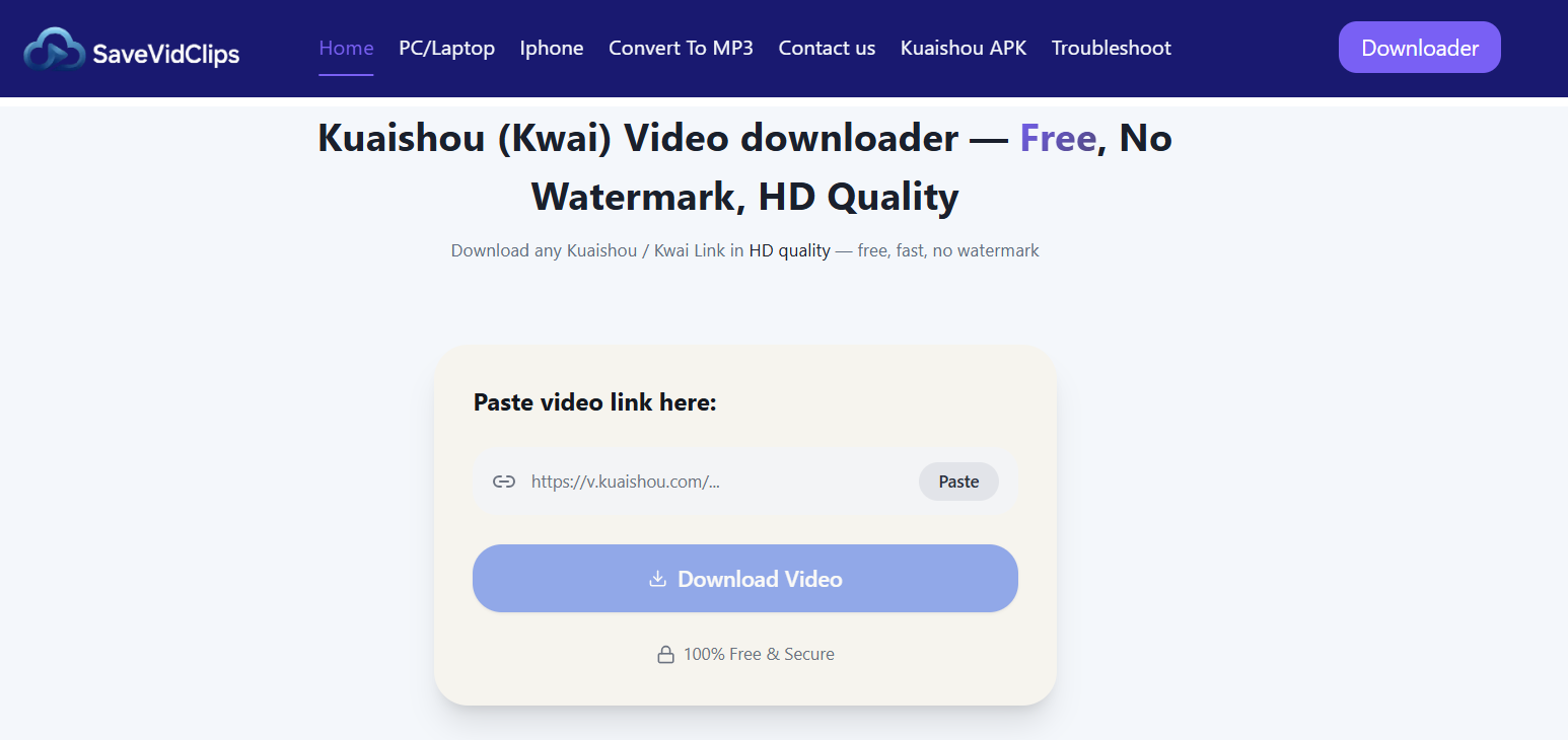 SaveVidClips screenshot 1