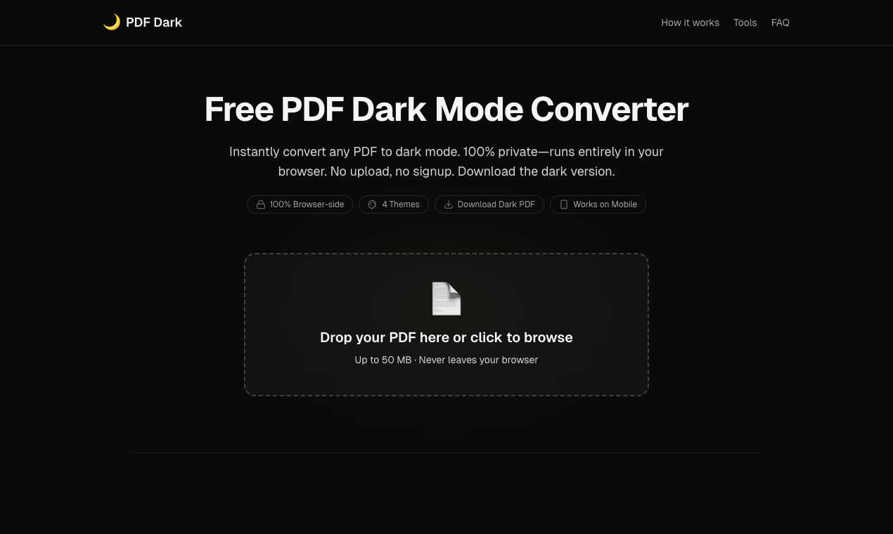 PDF Dark preview