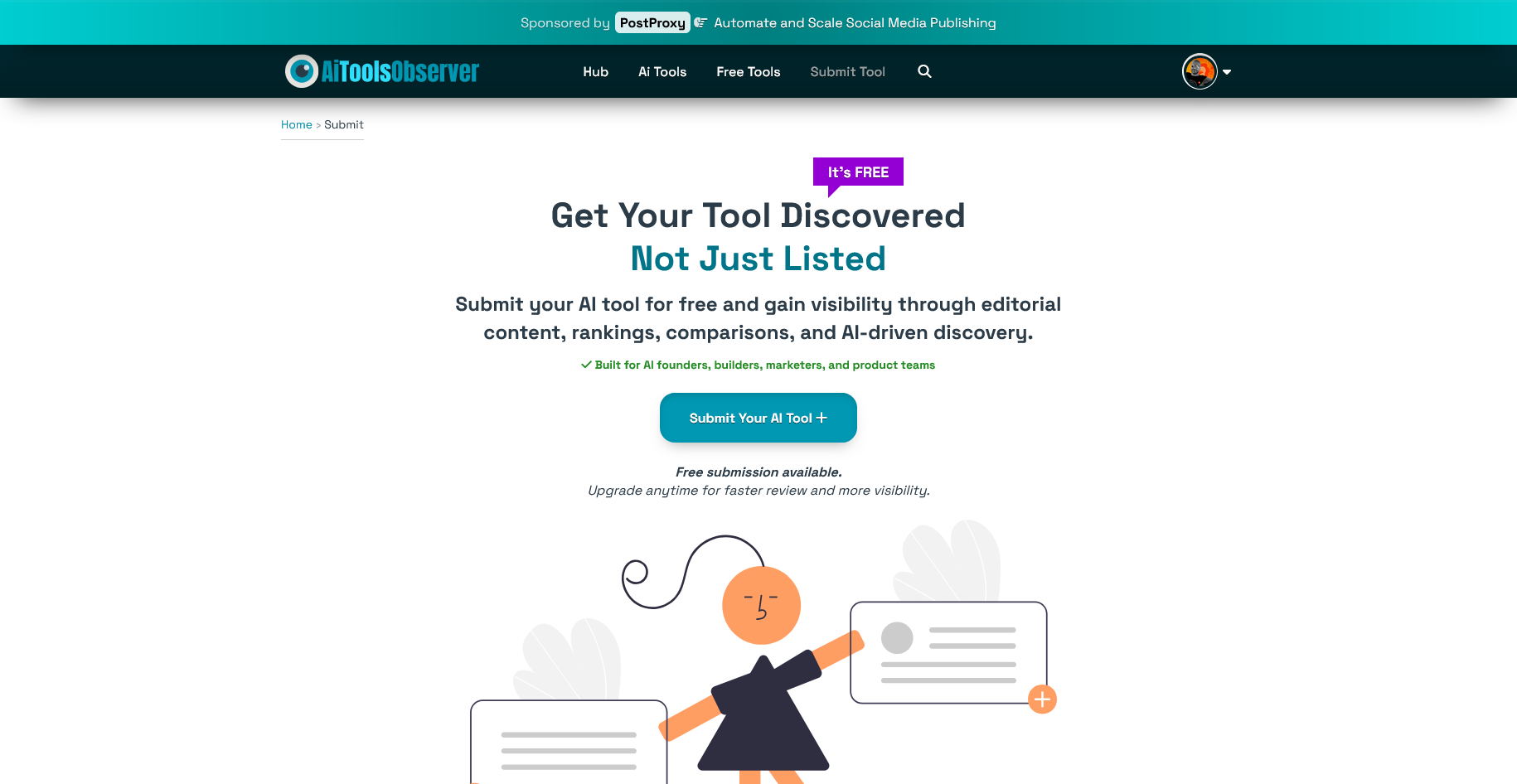 AiToolsObserver – Discover, Compare & Track AI Tools Smarter screenshot 1