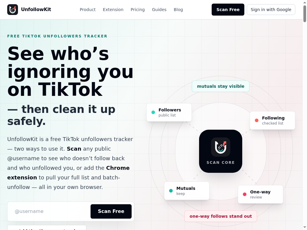 UnfollowKit preview