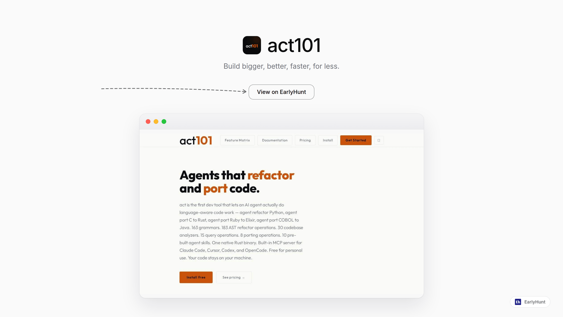 Streamline Code Refactoring with act101's AI-Powered Solutions