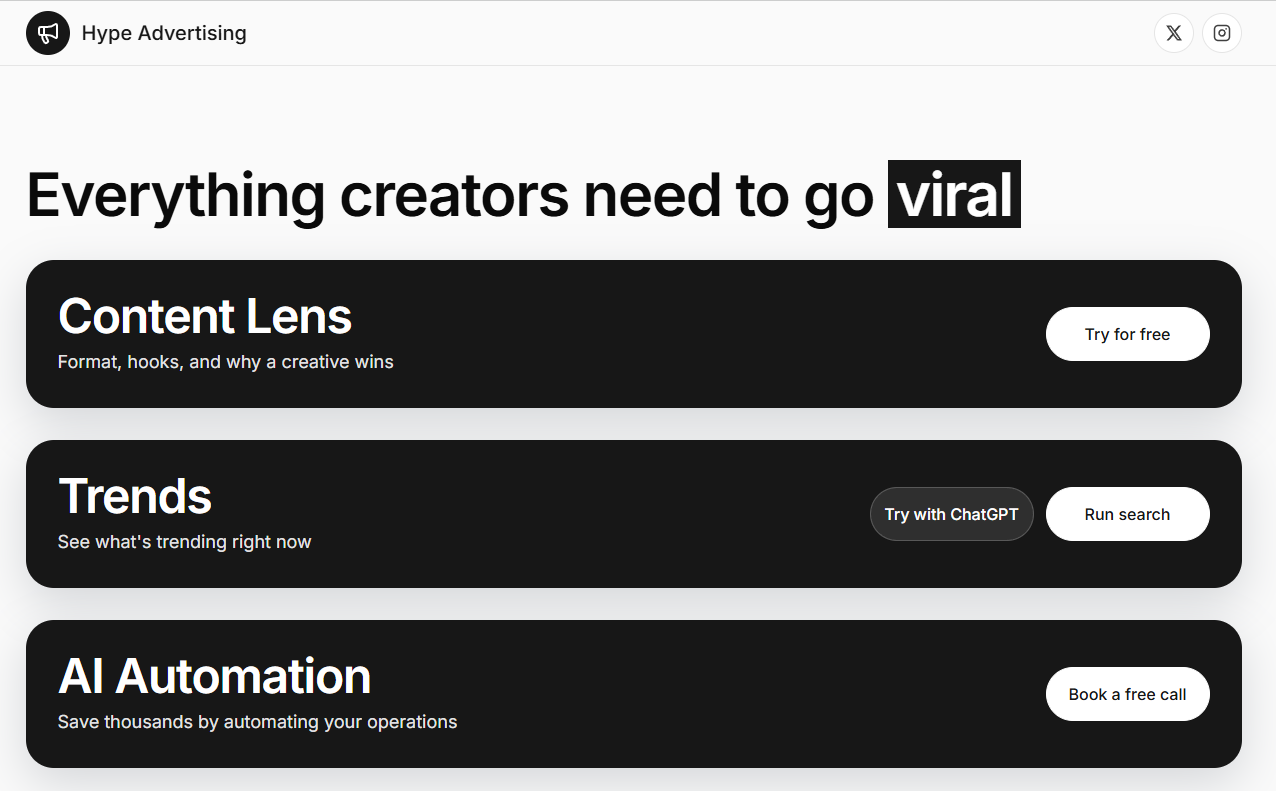 Hype.ad preview