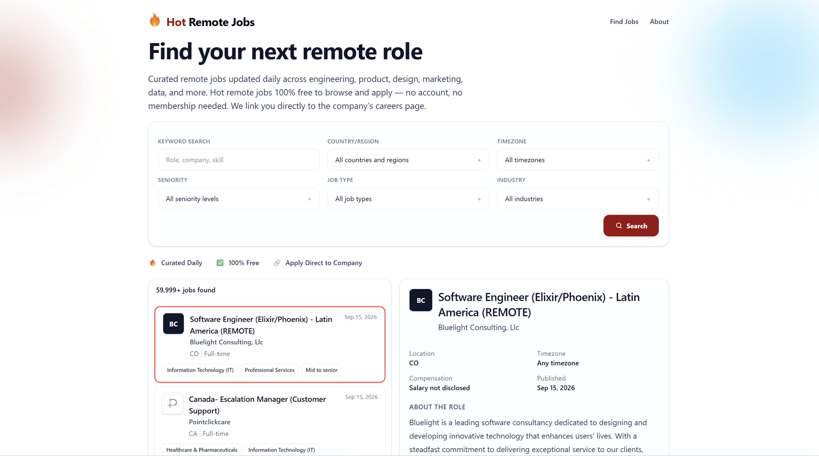 Hot Remote Jobs preview