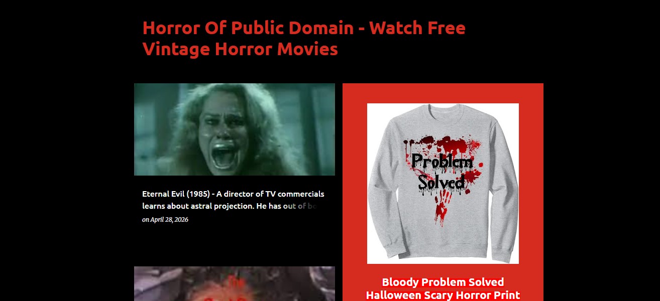 Horror Of Public Domain - Watch Free Vintage Horror Movies preview