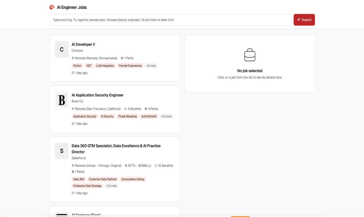 AI Engineer Jobs website preview