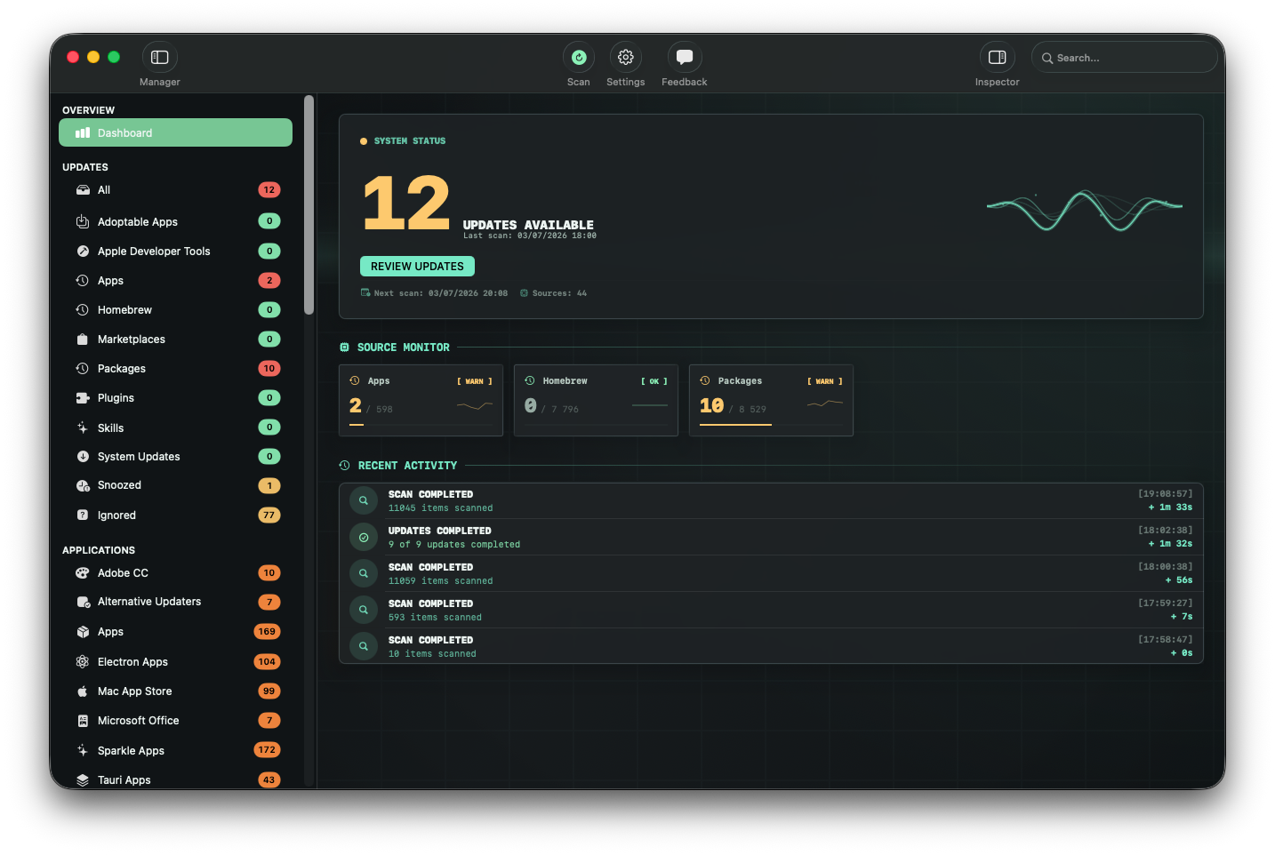 Version Tracker screenshot 1