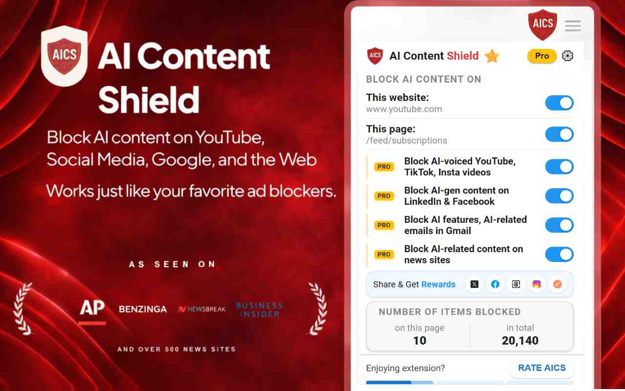 AI Content Shield preview