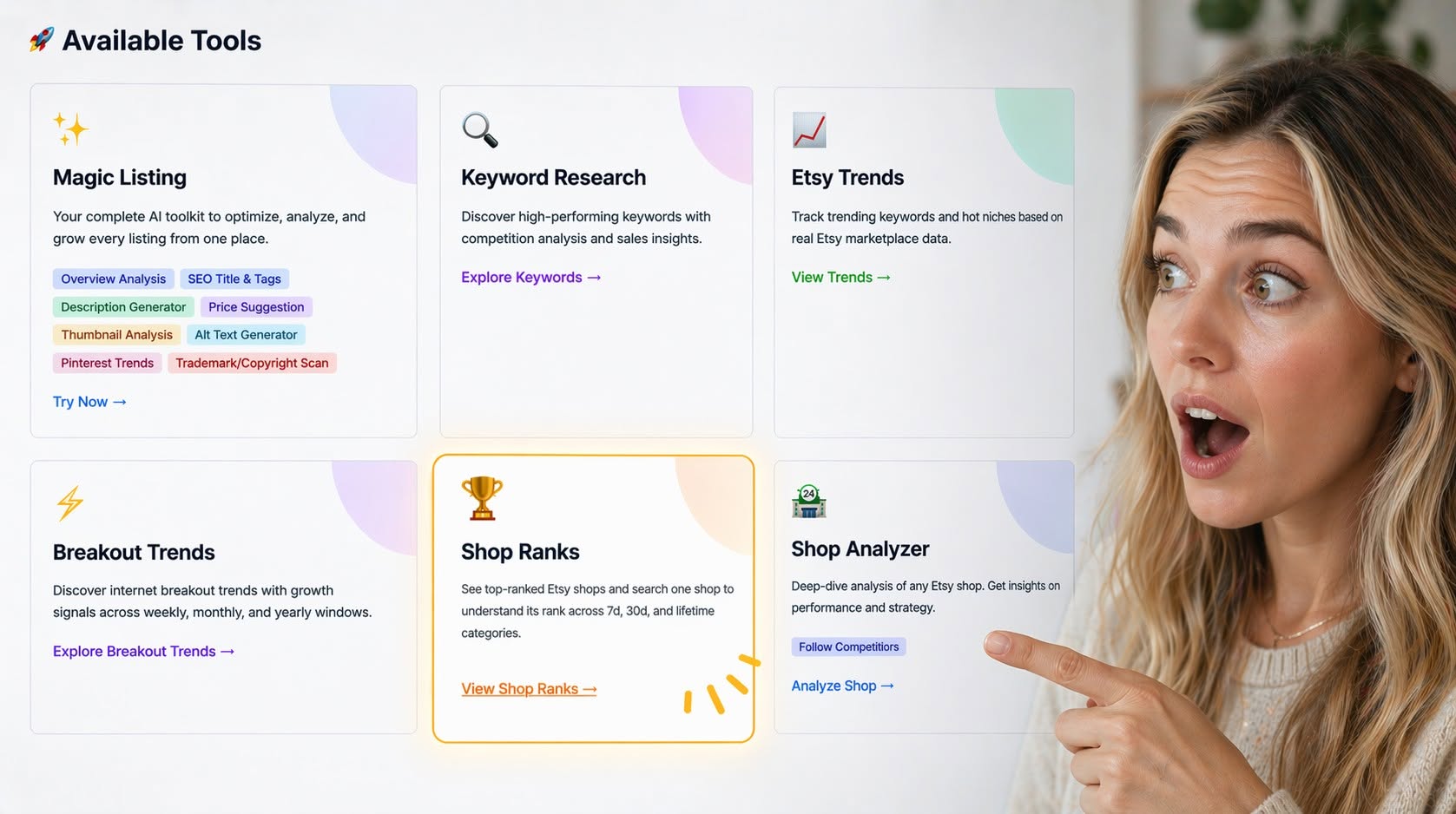 InsightAgent Shop Analyzer: AI Etsy Review Intelligence screenshot 1