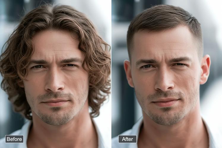 AI Hairstyle preview