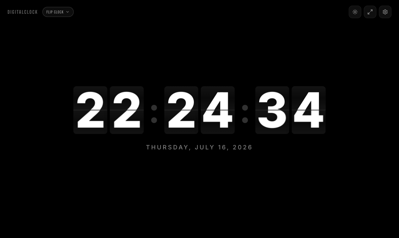 Digital Clock Online preview