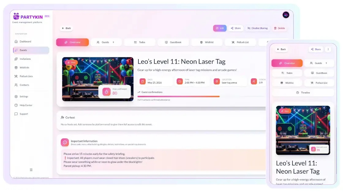Partykin screenshot 1