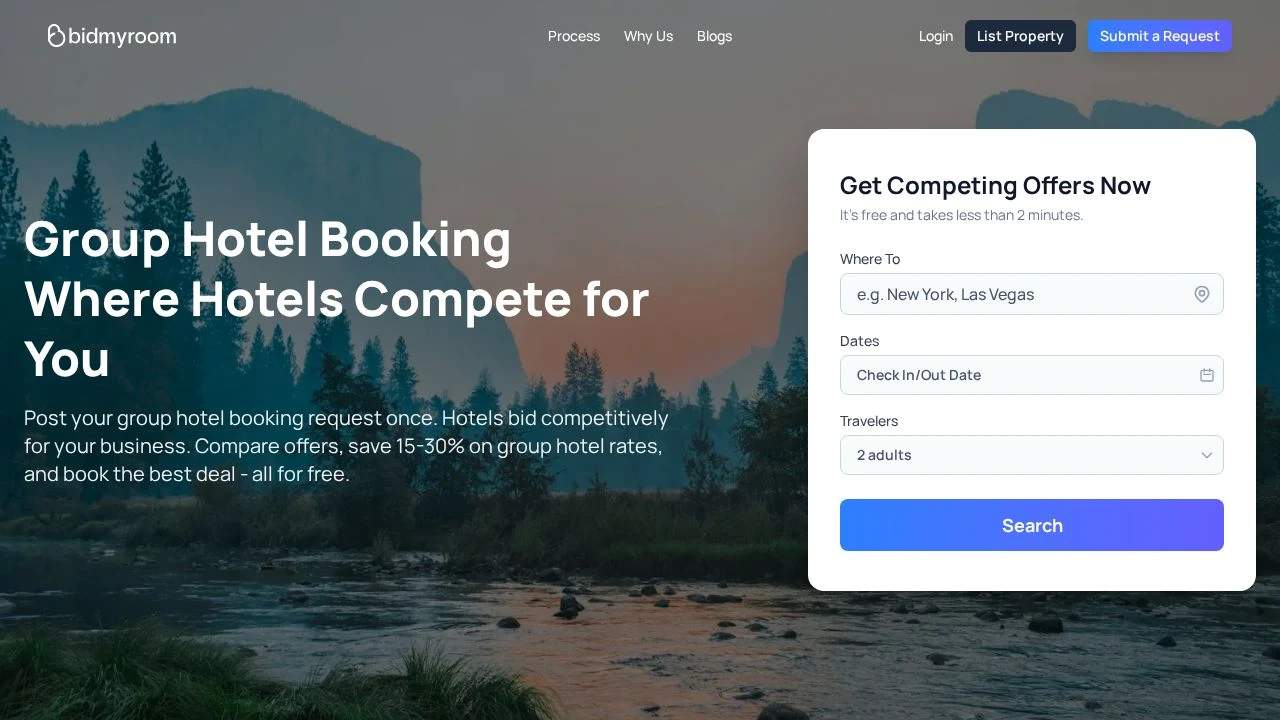 Bidmyroom screenshot 1