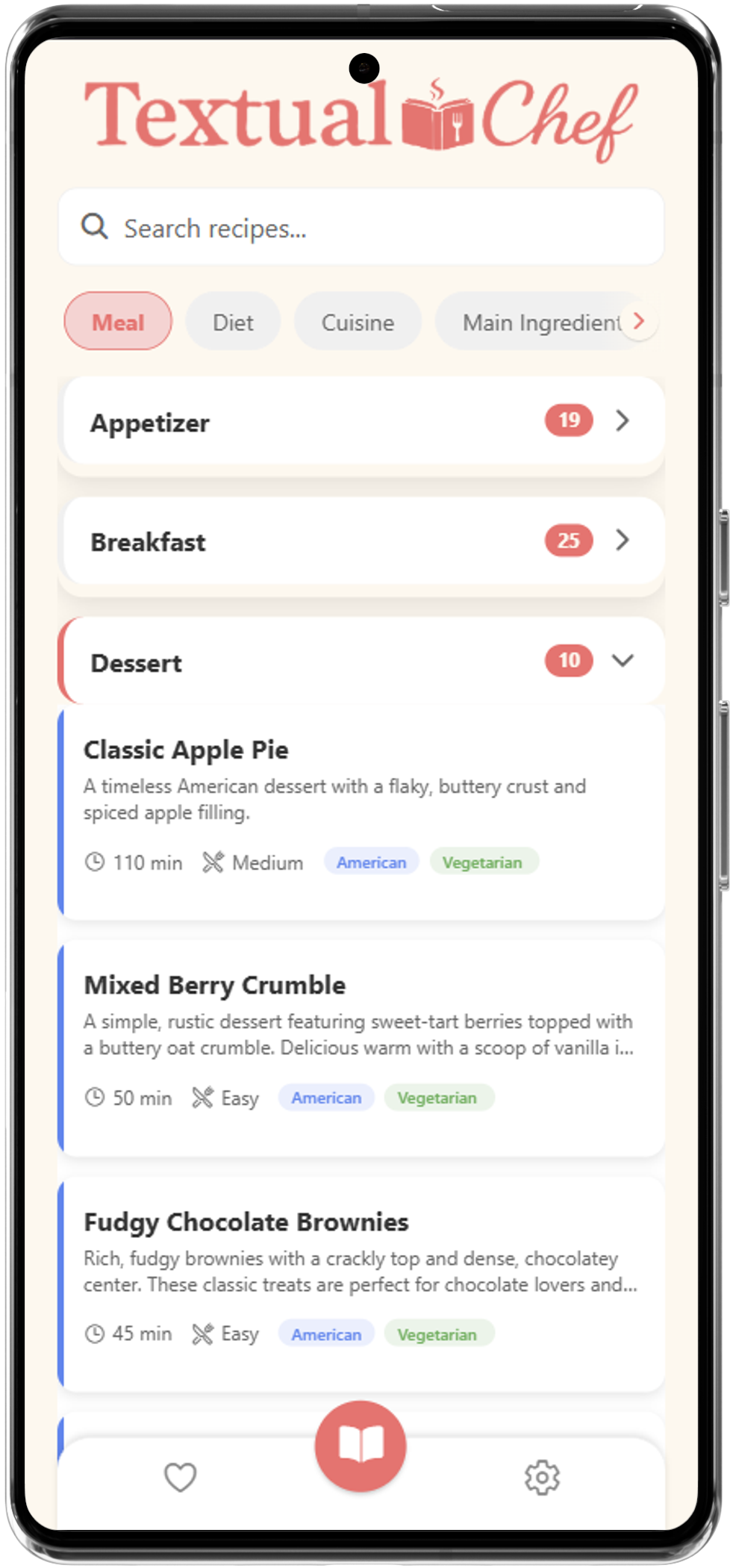 Textual Chef screenshot 1