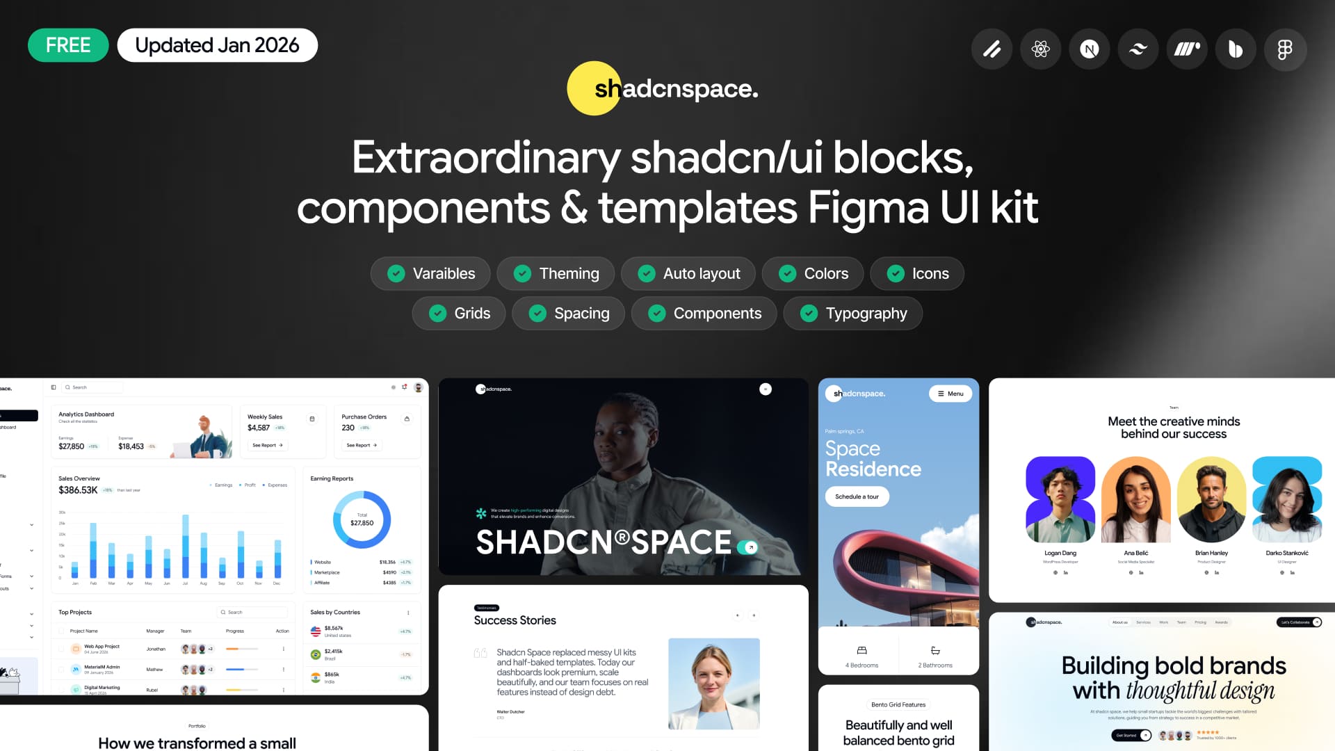 Shadcn Space preview