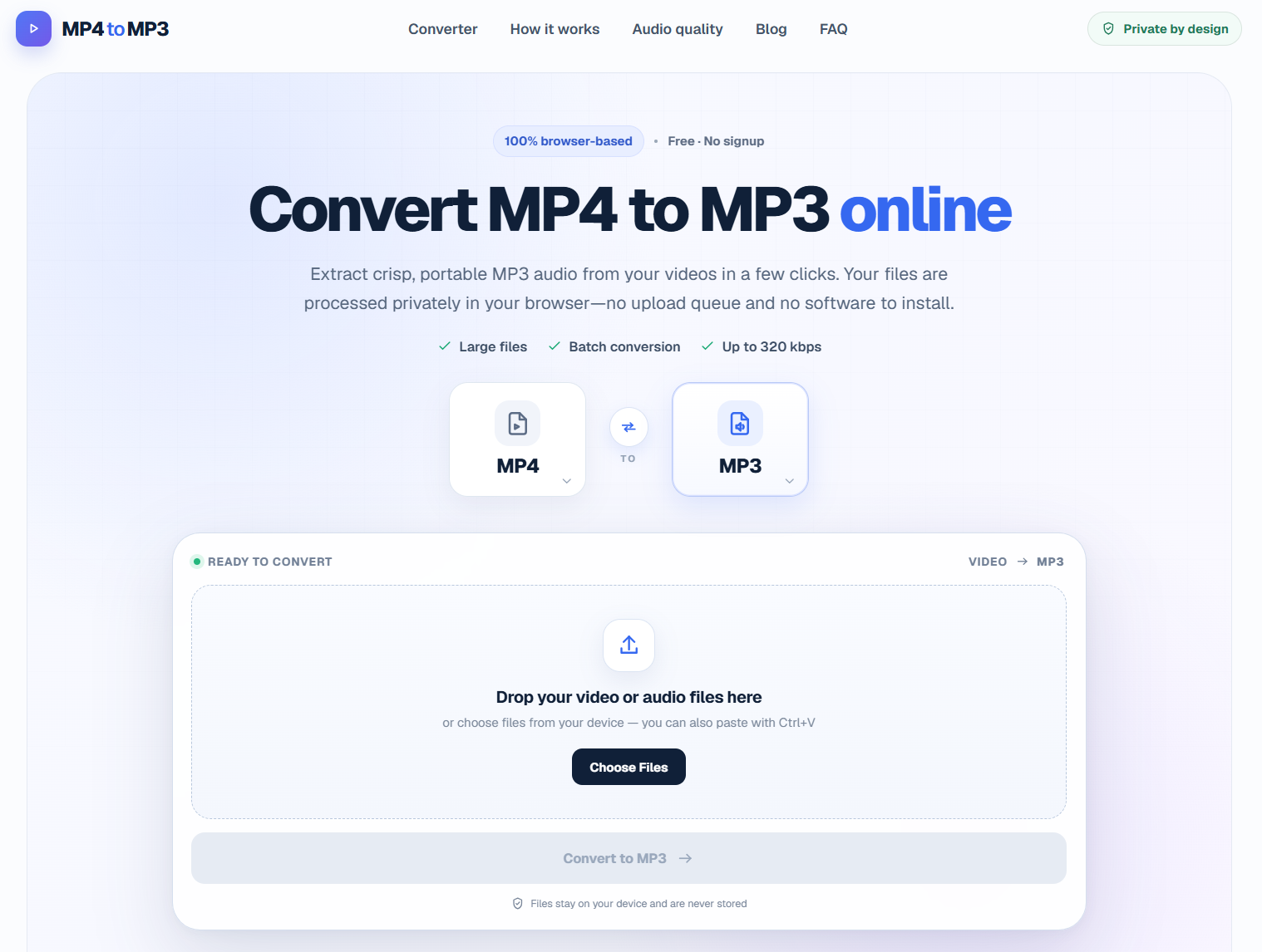 MP4toMP3 preview
