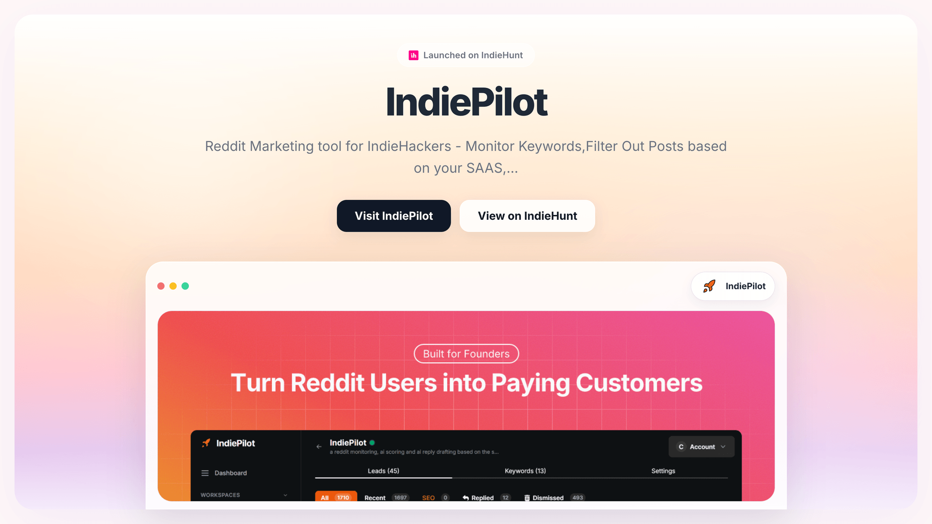 Discovering Reddit Leads: How IndiePilot Saves Time for Founders