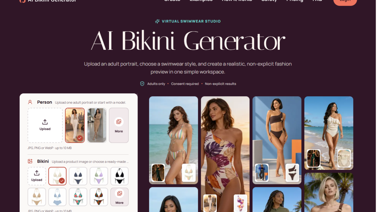 AI Bikini Generator preview