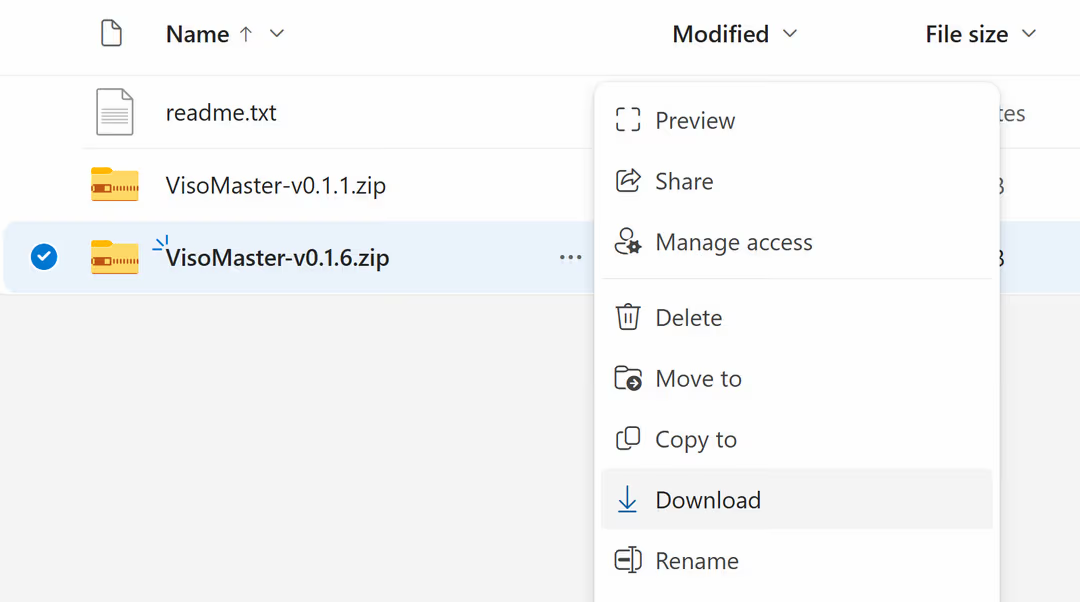 VisoMaster screenshot 1