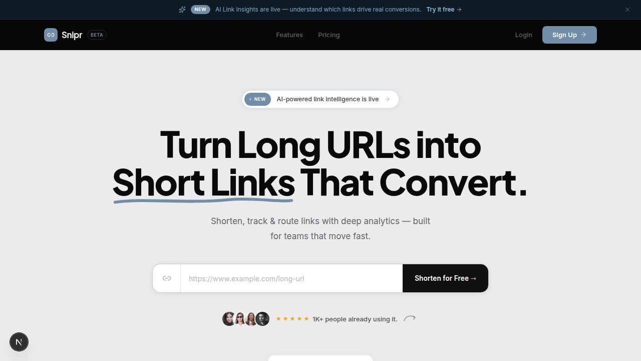Snipr screenshot 1