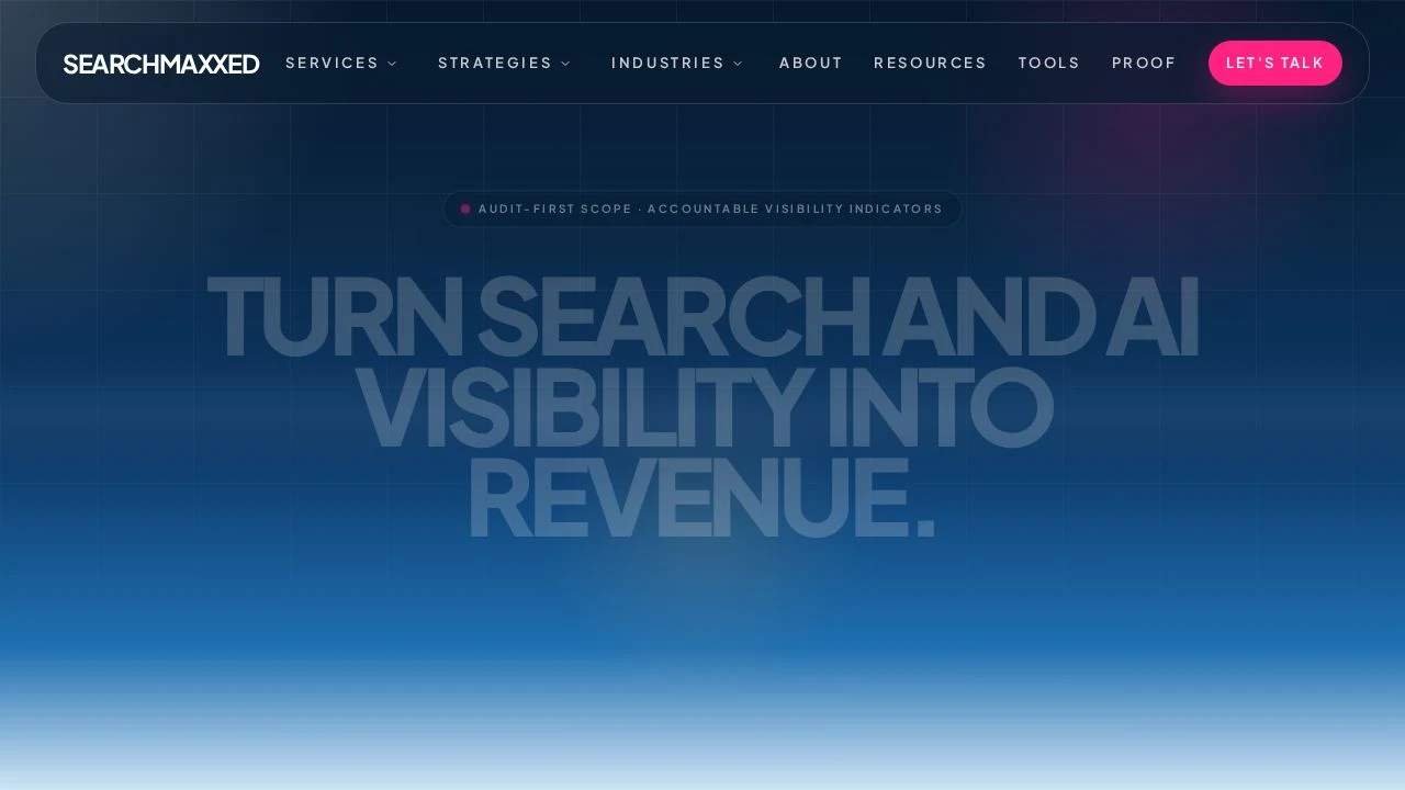 Searchmaxxed website preview