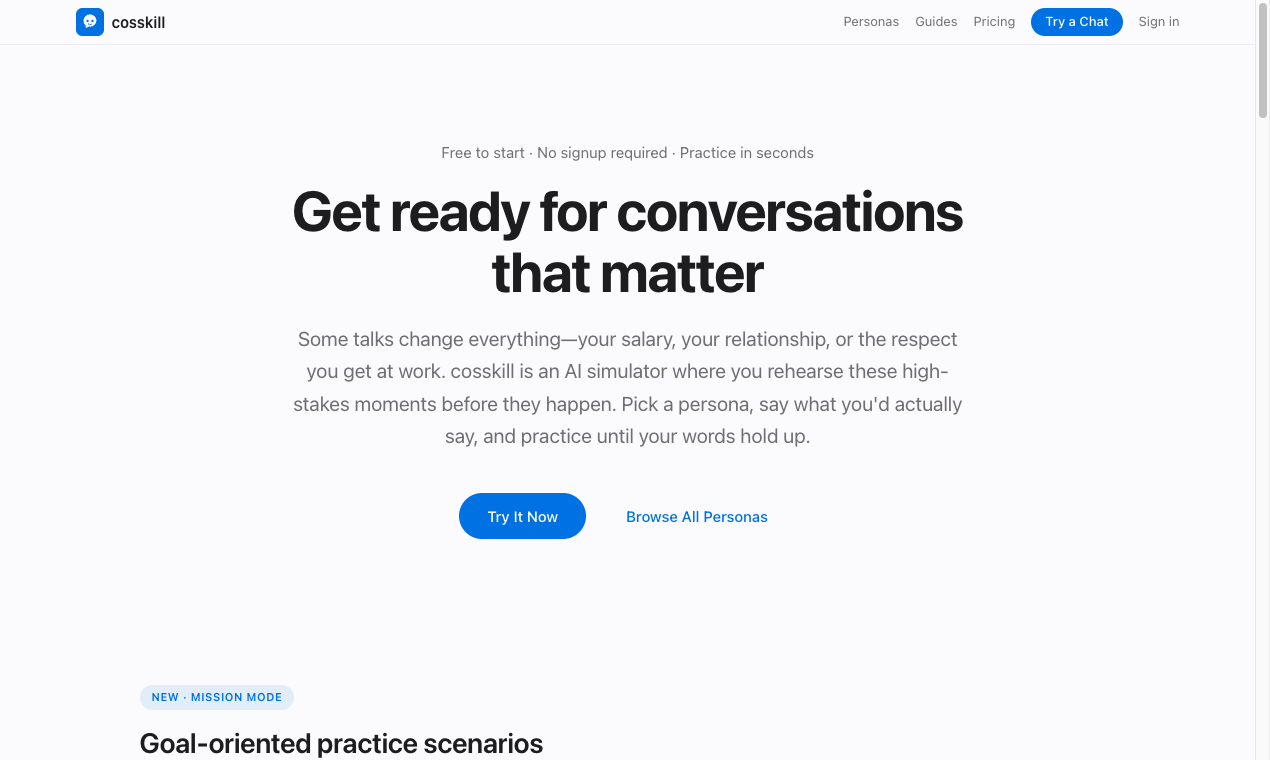 cosskill — Get Ready for Conversations That Matter preview
