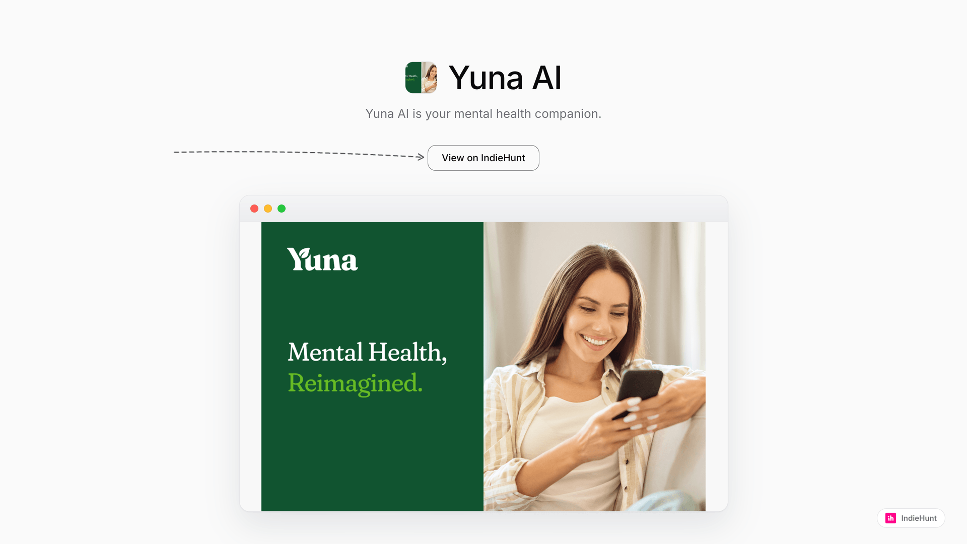 AI-Driven Mental Health Support: Yuna AI for Indie Founders