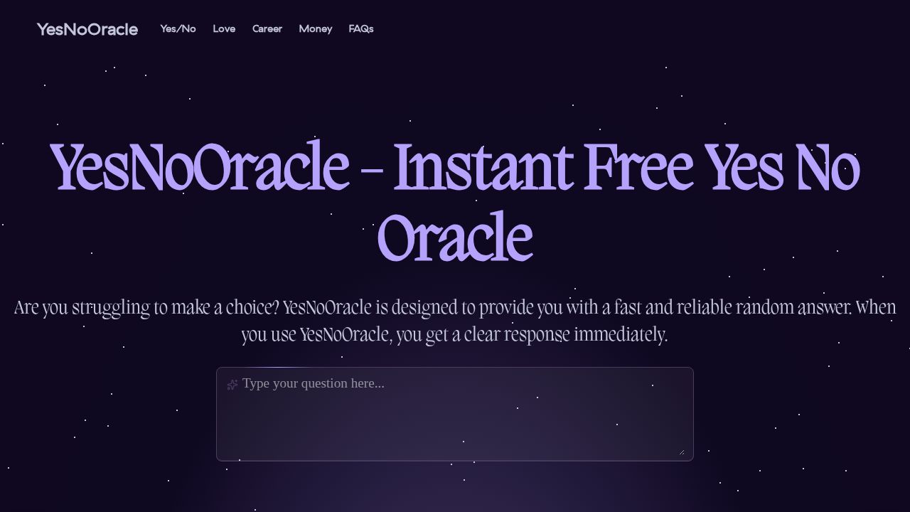 yes no oracle preview
