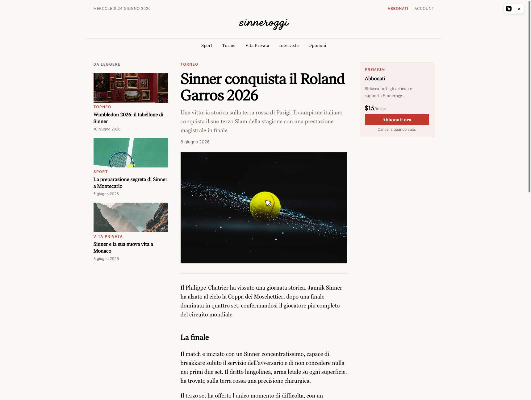 Sinneroggi preview